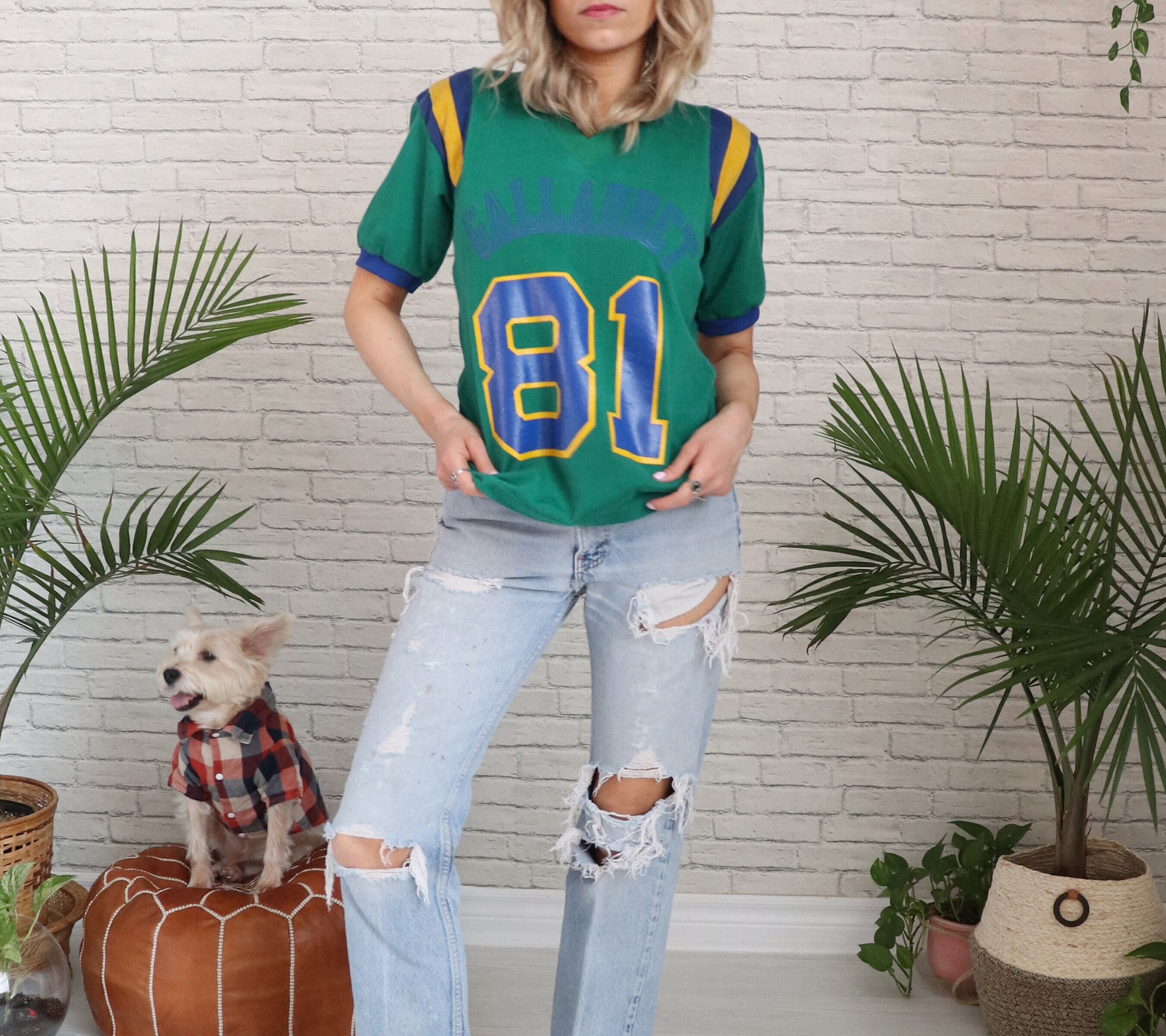 Rare 1981 Champion Football Jersey || Medium Ladies Mens Small