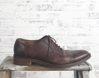 Vintage Cole Haan Oxford Shoes | Size 12 Men's | Brown Leather Casual Dress Shoes