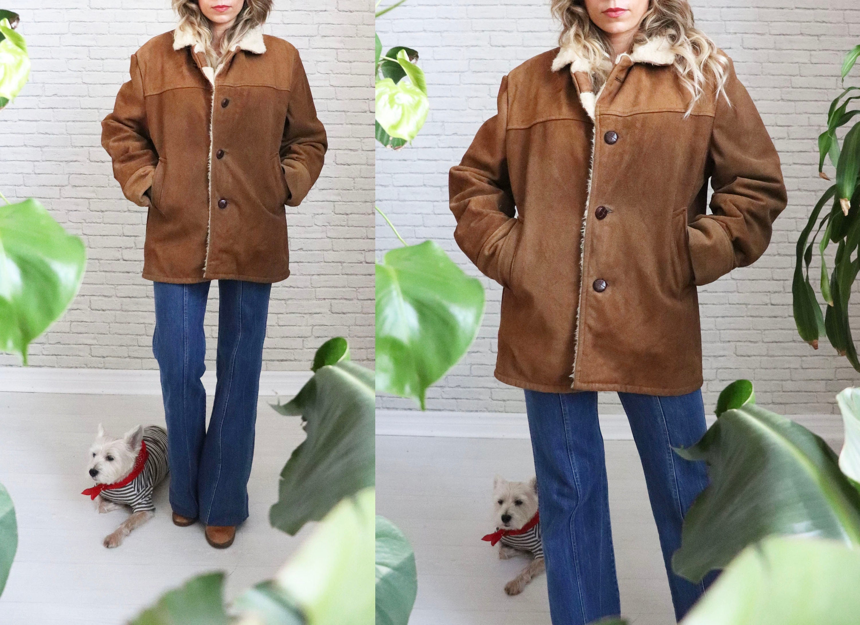 jim morrison shearling jacket