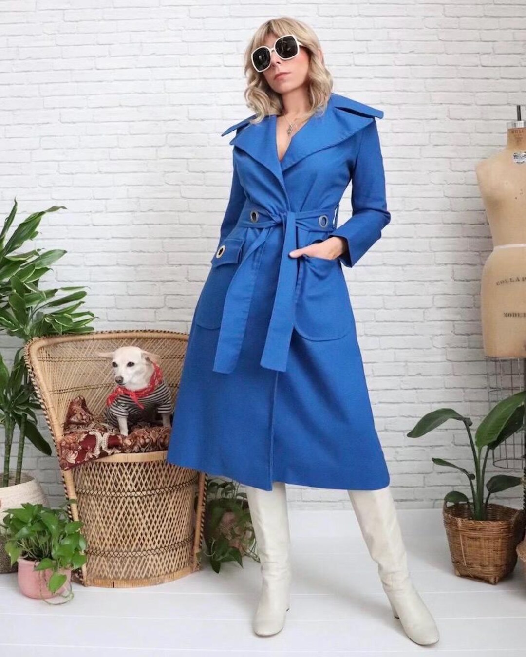 【60s】Euro Vintage Cotton Belted Coat 46 il_1080xN.7401543338_daiy.jpg