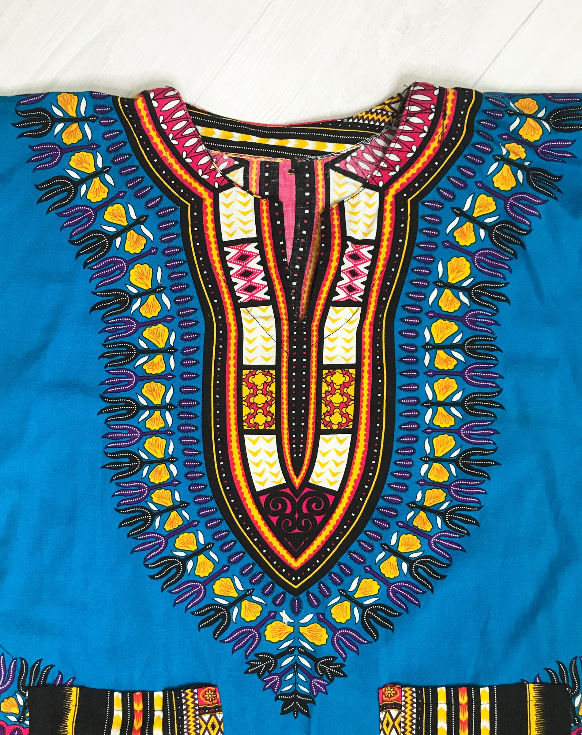Johnny Was Black & Pink Velvet Heavily Embroidered Tunic Top