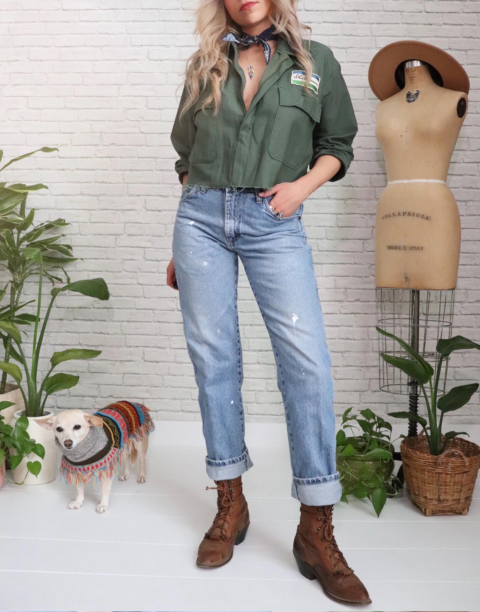 ジャケット・アウター Vintage Remake - Short Military Jacket il_1080xN.6287062692_u1e2.jpg