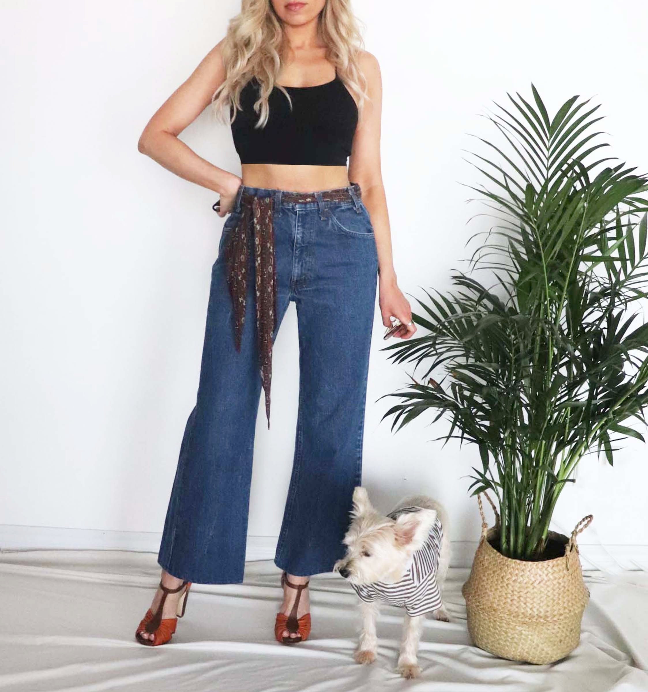 Wide Leg Levis - Etsy