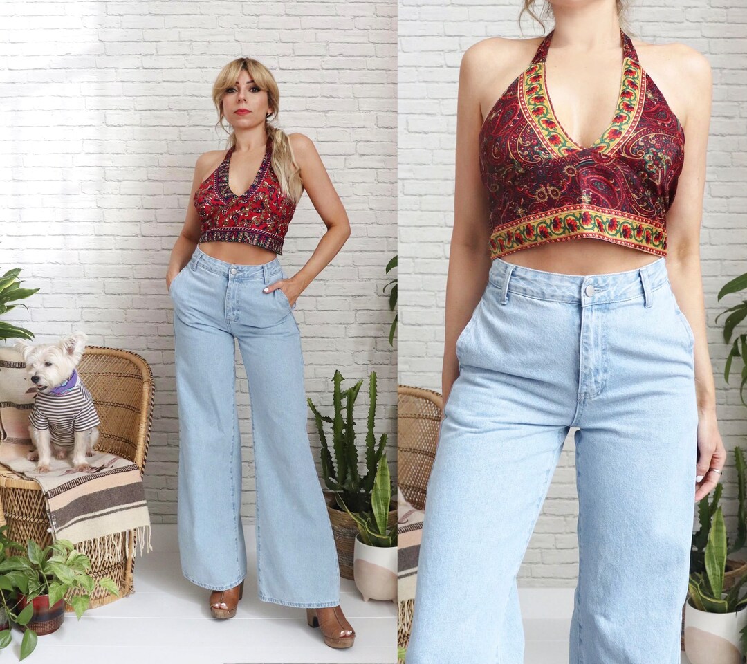 hippy halter top