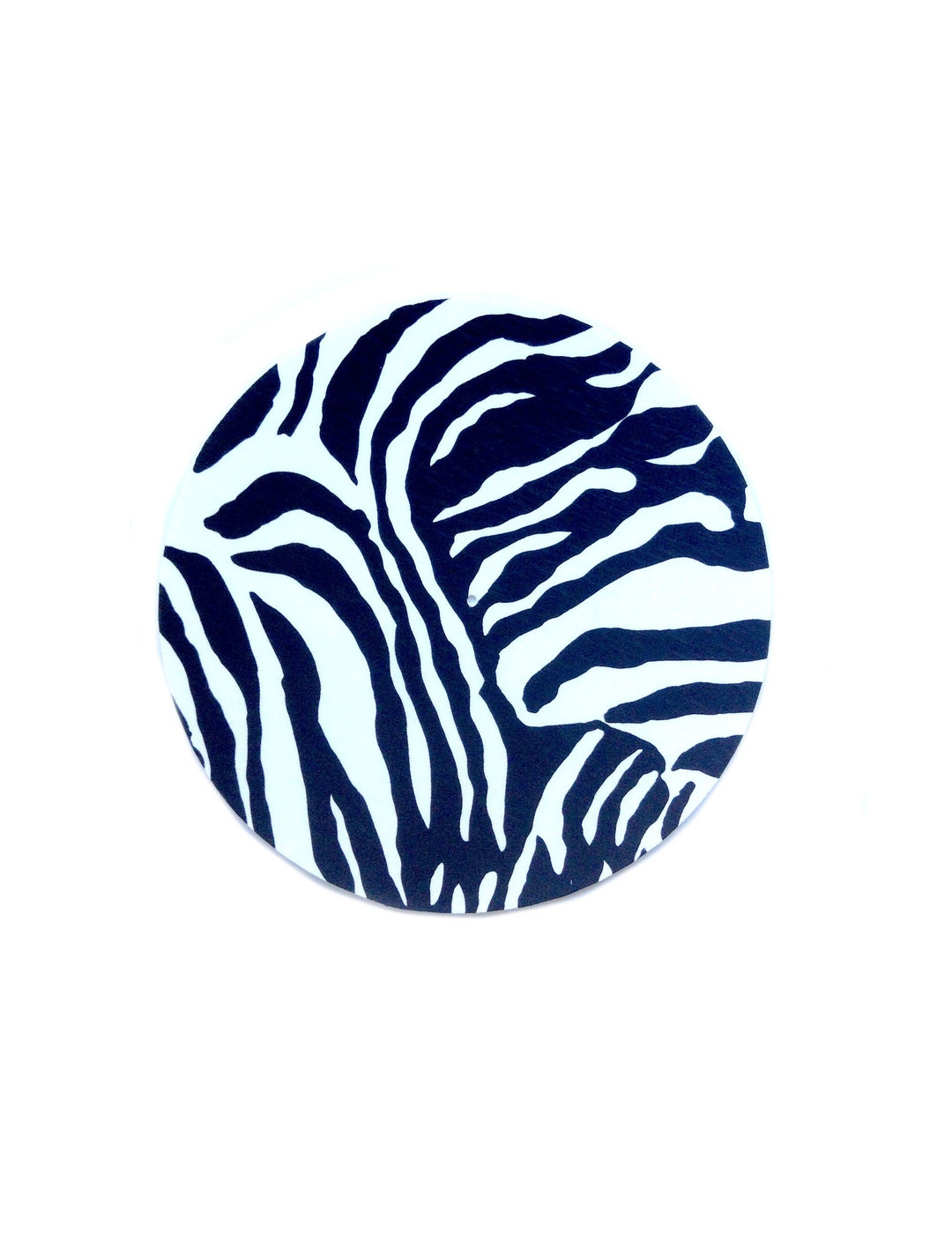 12 Zebra Slipmat Turntable Vinyl Records Black and White Animal Print