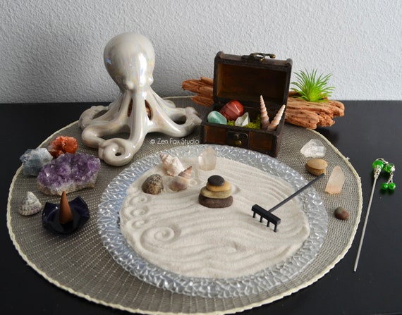Ceramic Octopus Ocean Zen Garden Altar Aromatherapy Beach Etsy