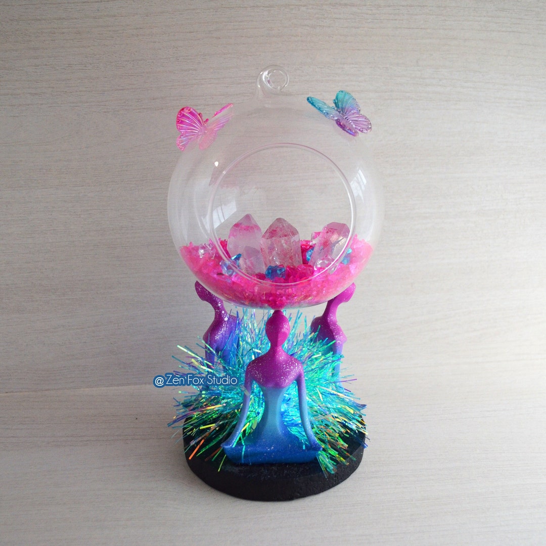 Top Kollektion Miniatur-Figur Yoga Panda – Für Feengarten & Terrarium, 6,3 Cm, Handbemalt
