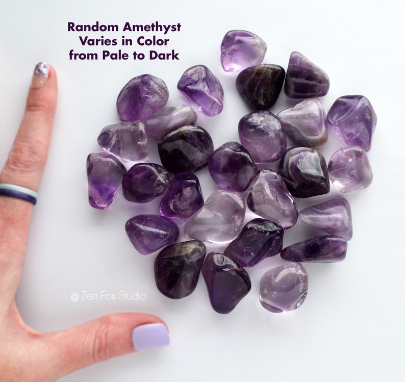 Petite Amethyst Crystal Lavender Mini Zen Garden Aromatherapy Etsy