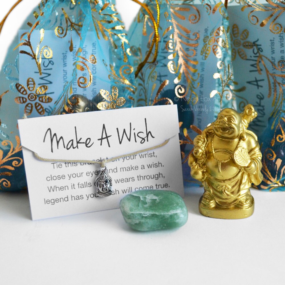 Buddha Gift // Wish Bracelet // Zen Garden Accessory // Random Etsy