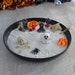 Halloween Zen Garden Spooky Decor Ghost Skeleton Bones Black Cat Cemetery Haunted Fairy Garden Gift for Him Desk Accessory Graveyard Gothic 