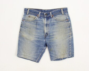 70s jean shorts mens