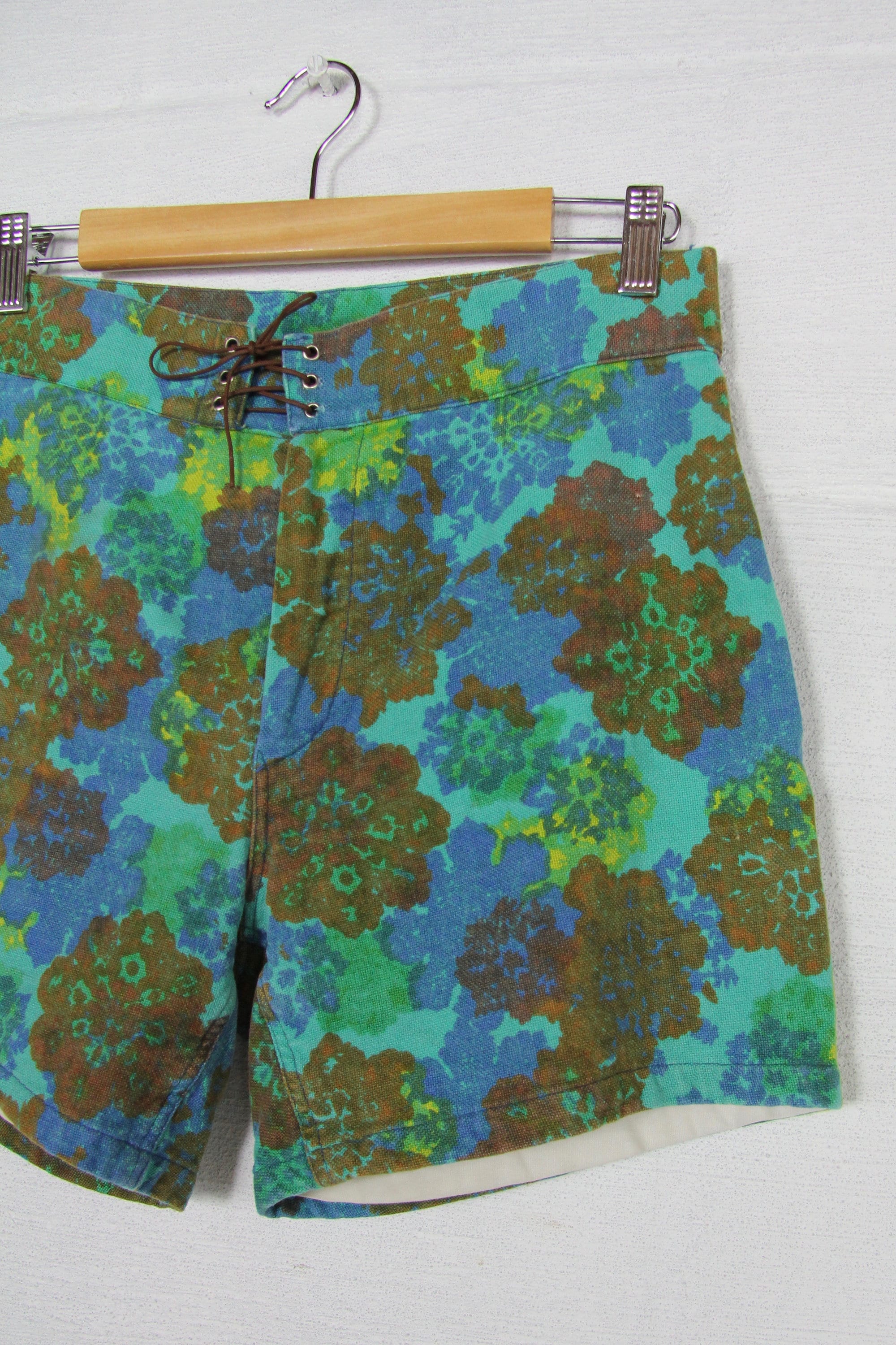 1960's Men's Colorful Swim Shorts Psychedelic Hawaiian Board Shorts ...