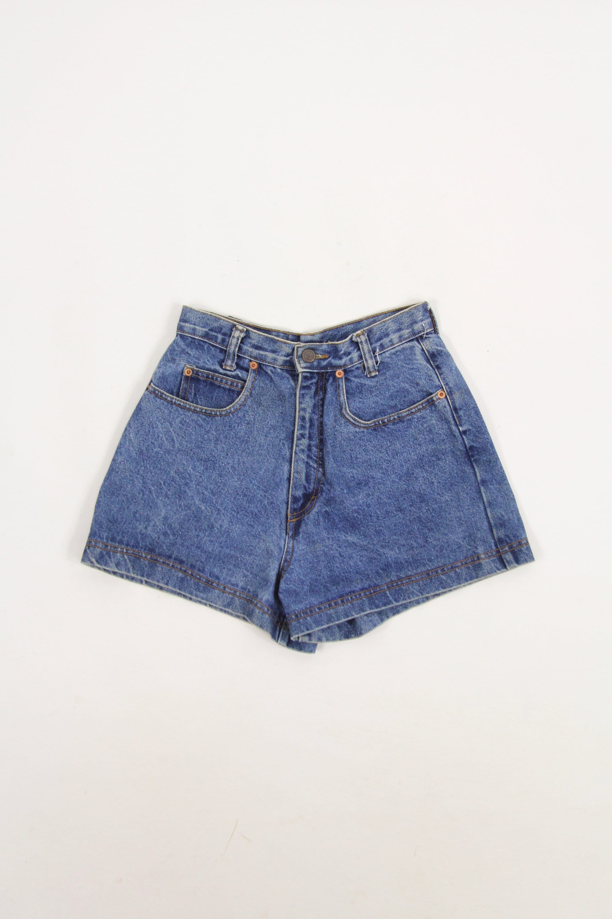Lei Jean Shorts Dark Wash High Waisted Women's Denim Shorts Jorts Size