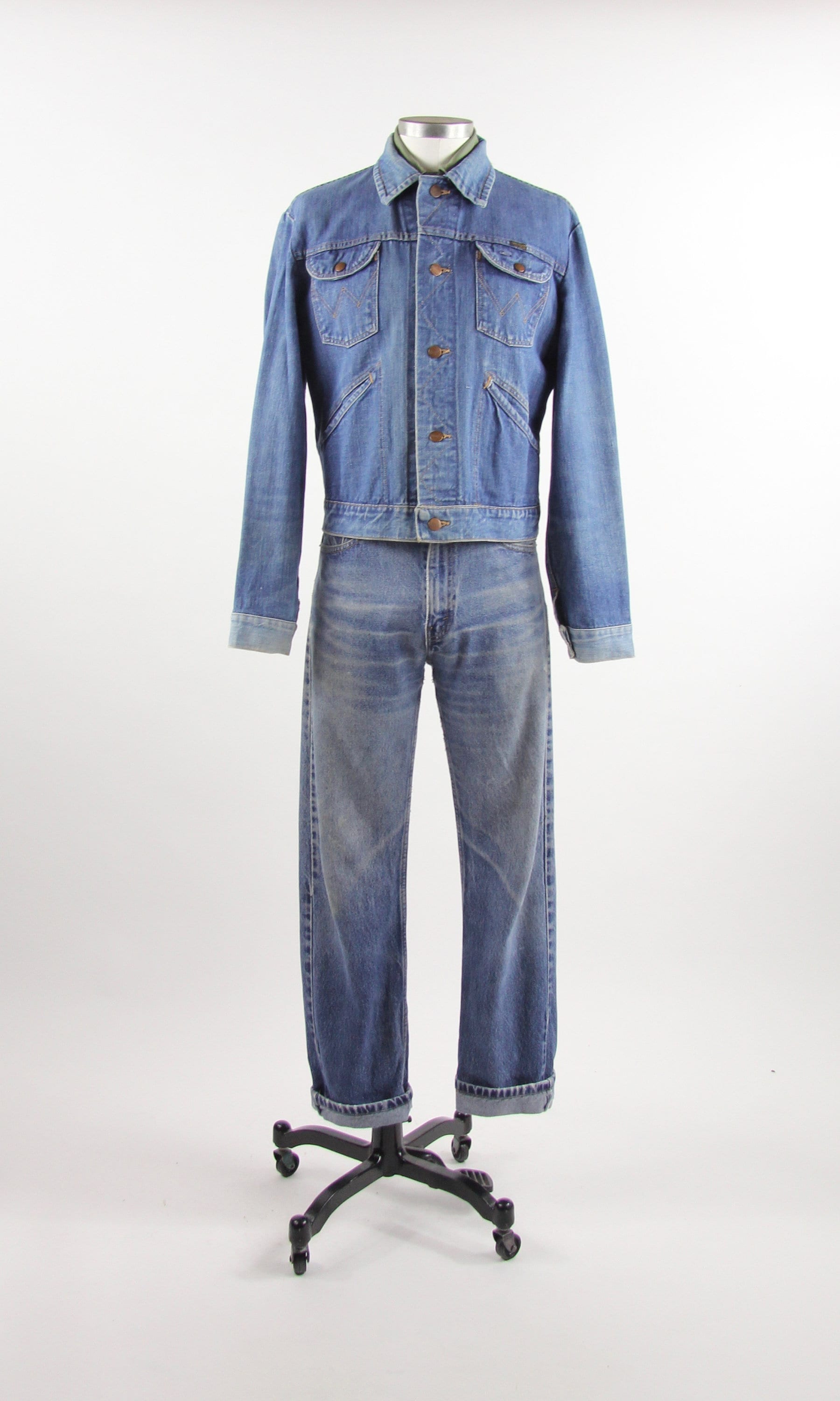 wrangler selvedge denim jacket