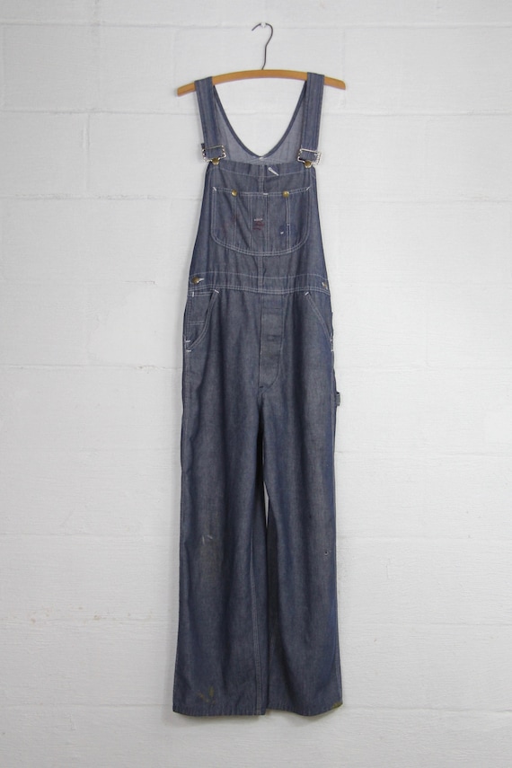 Men's Sears Vintage Distressed/Faded Dark Wash Sea