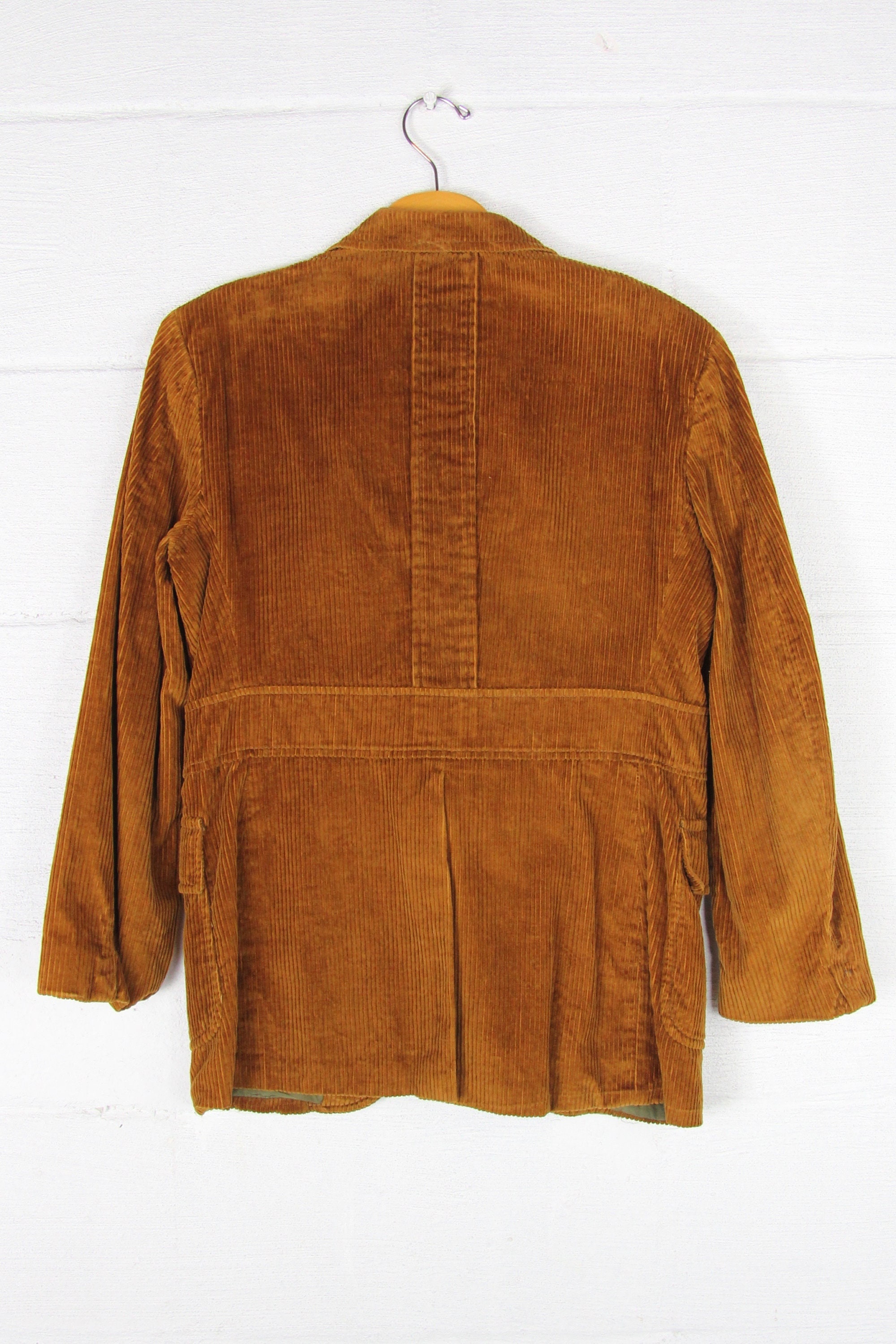 Corduroy Blazer Vintage Tan Light Brown Sports Coat Men's Small Jacket