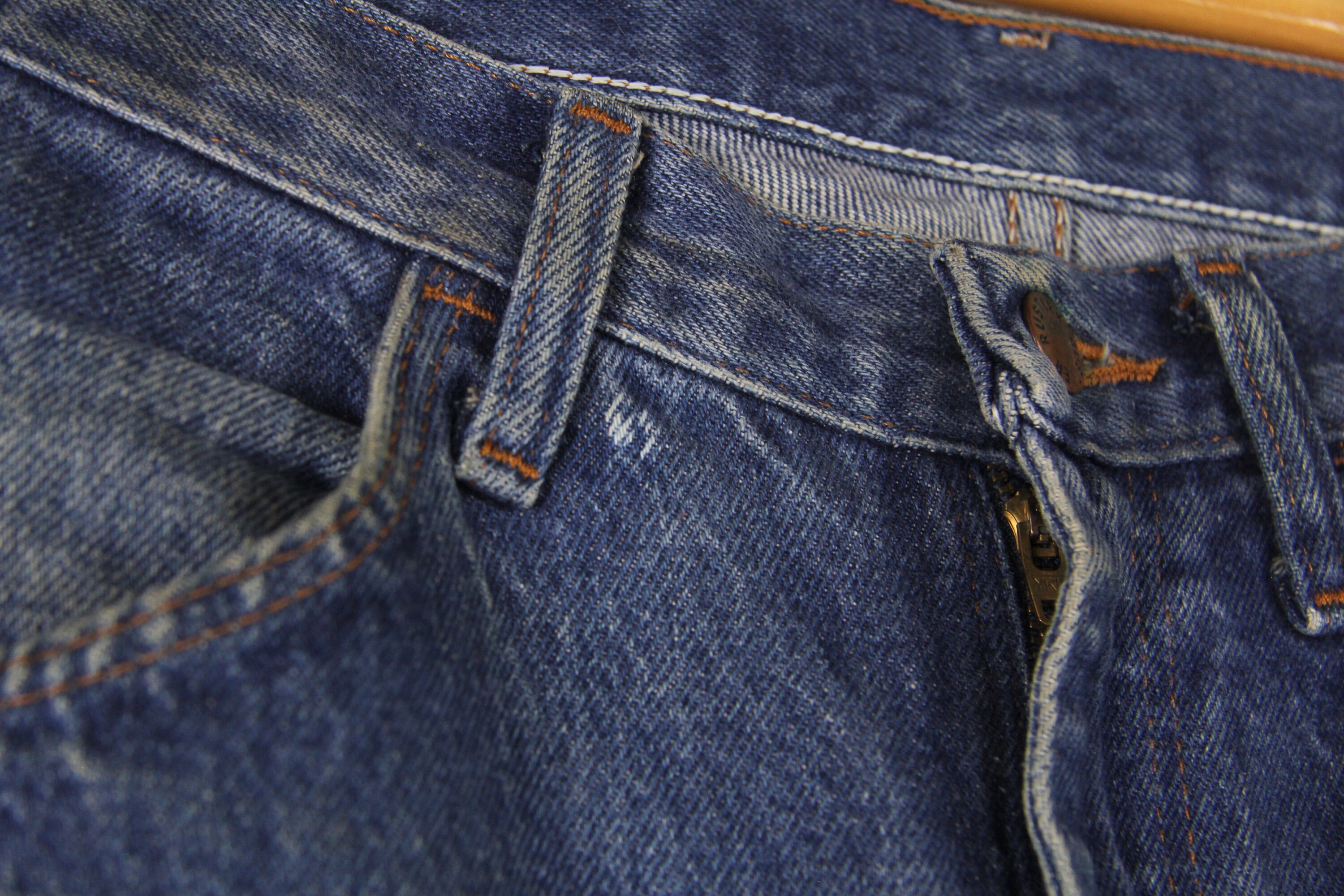 Men's Vintage Rustler Jeans with Darning 29 x 30