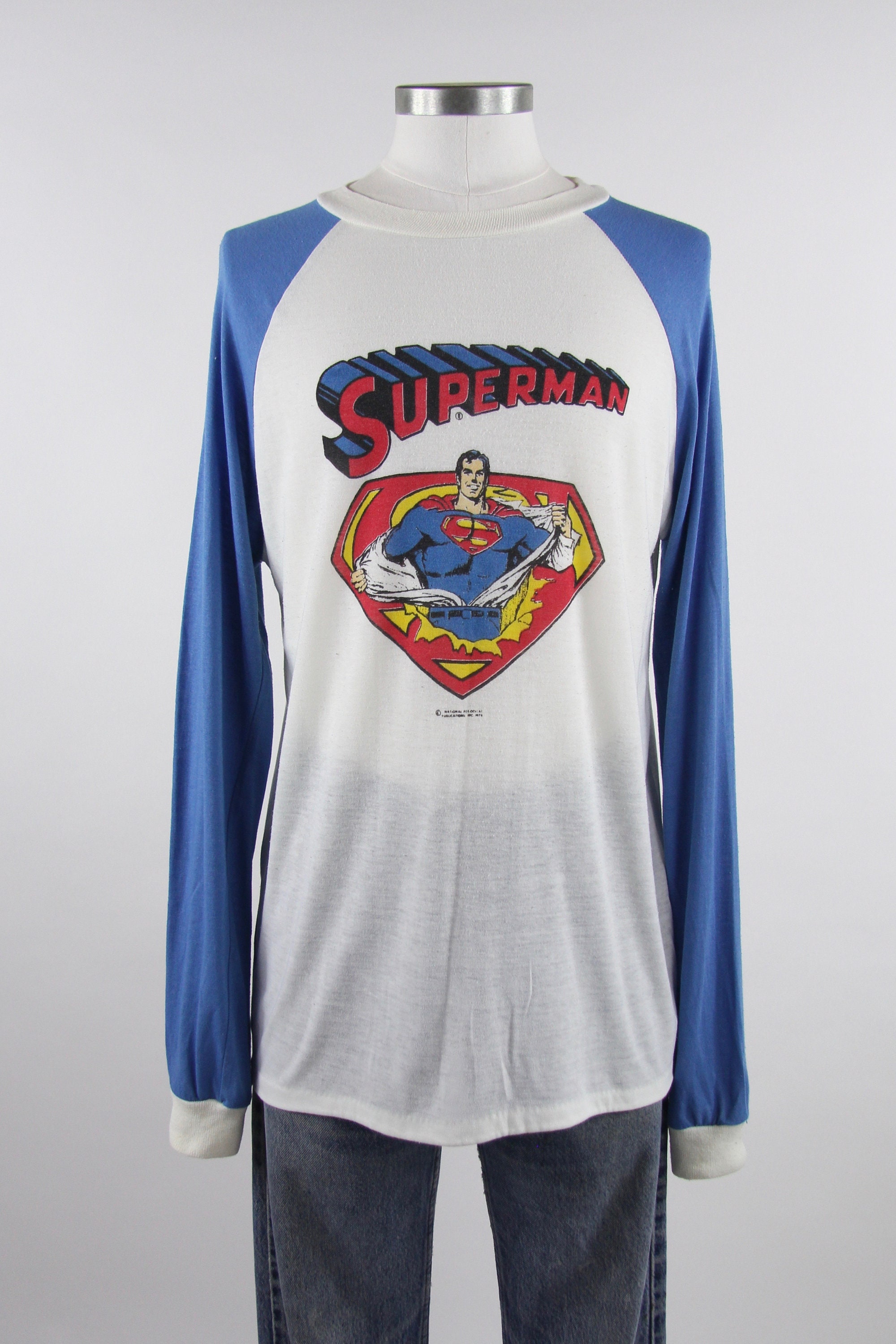 gray superman shirt