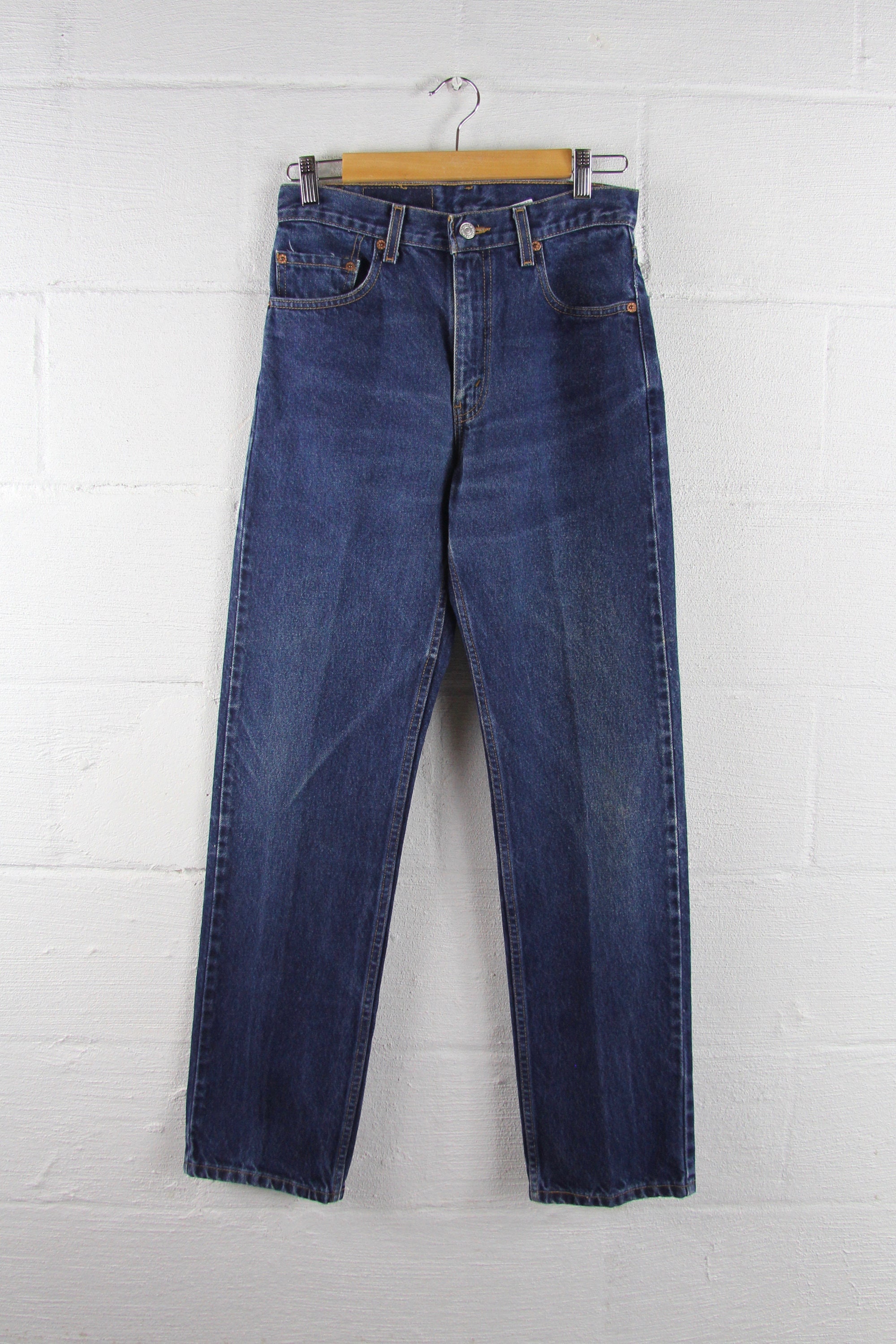 Levi's 505 Dark Wash Vintage Jeans Red Tab Regular Straight Leg 29 x 32