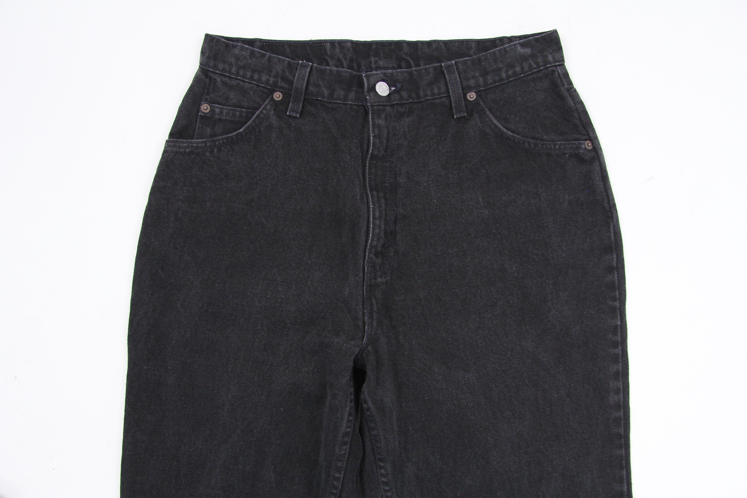 Levi's 921 Black Denim Jeans Women's Pants Vintage Size 16 Med Made in ...