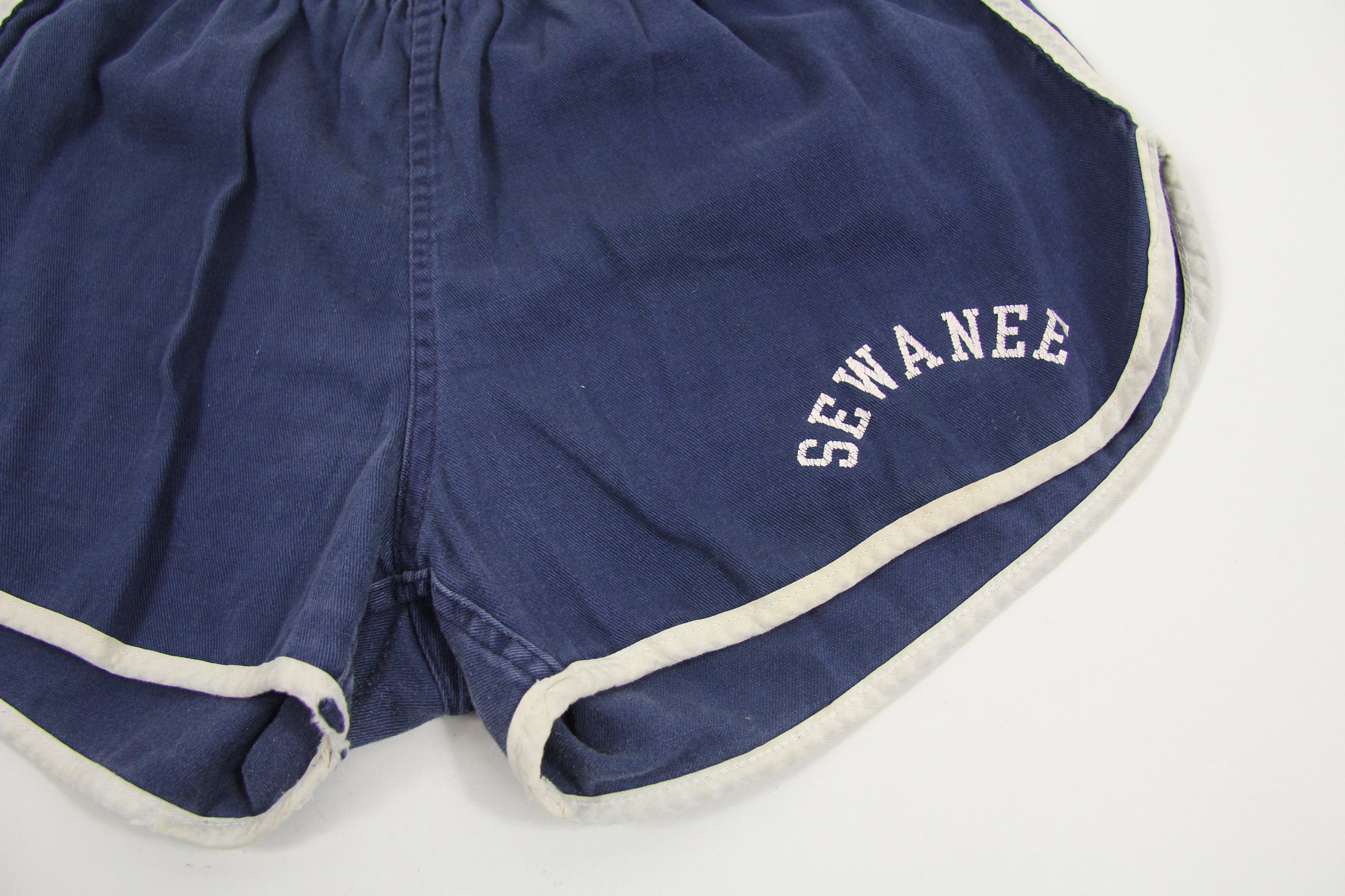 Navy Running Shorts Soft Cotton Blue Gym Short Shorts by Champion