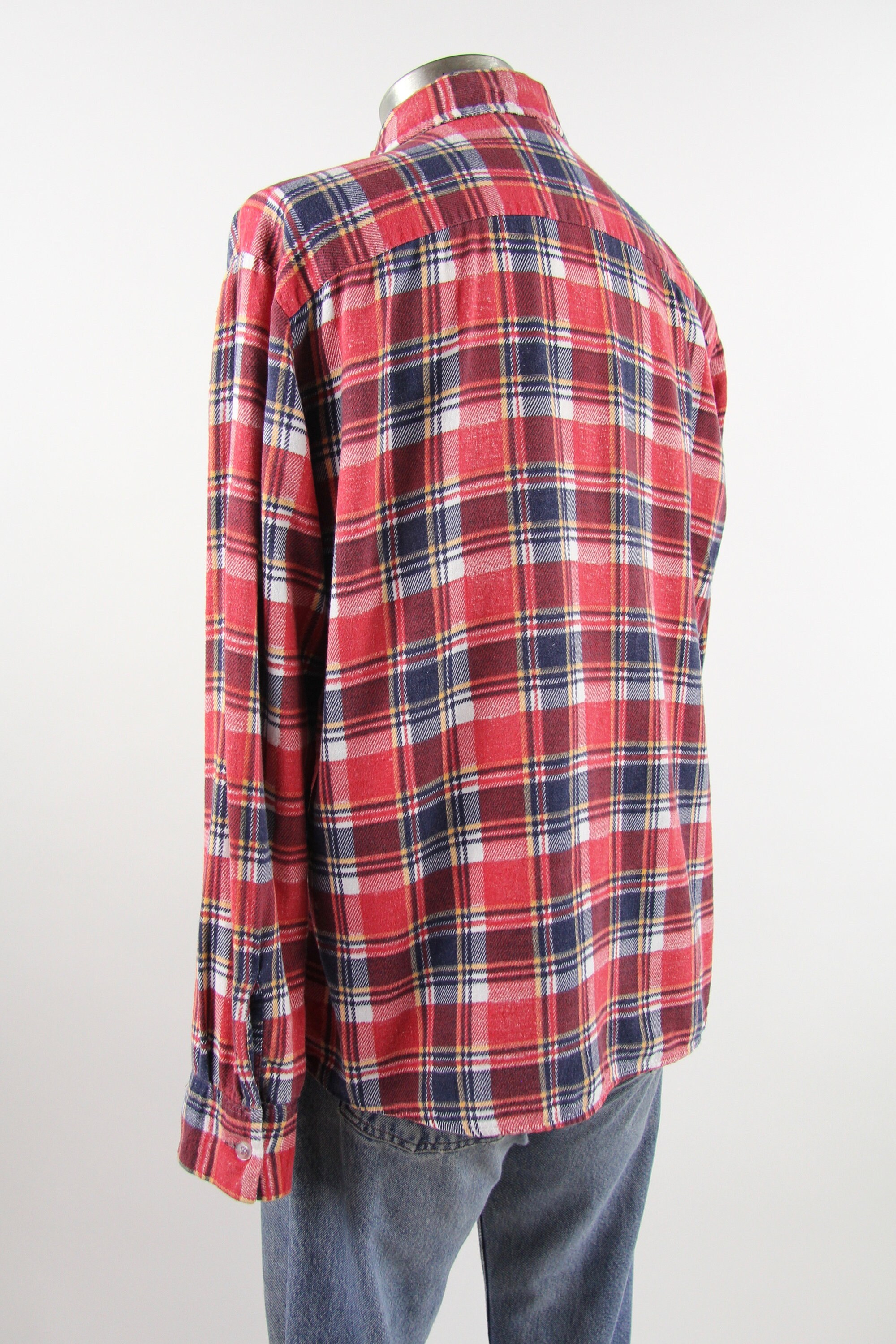 red plaid flannel mens