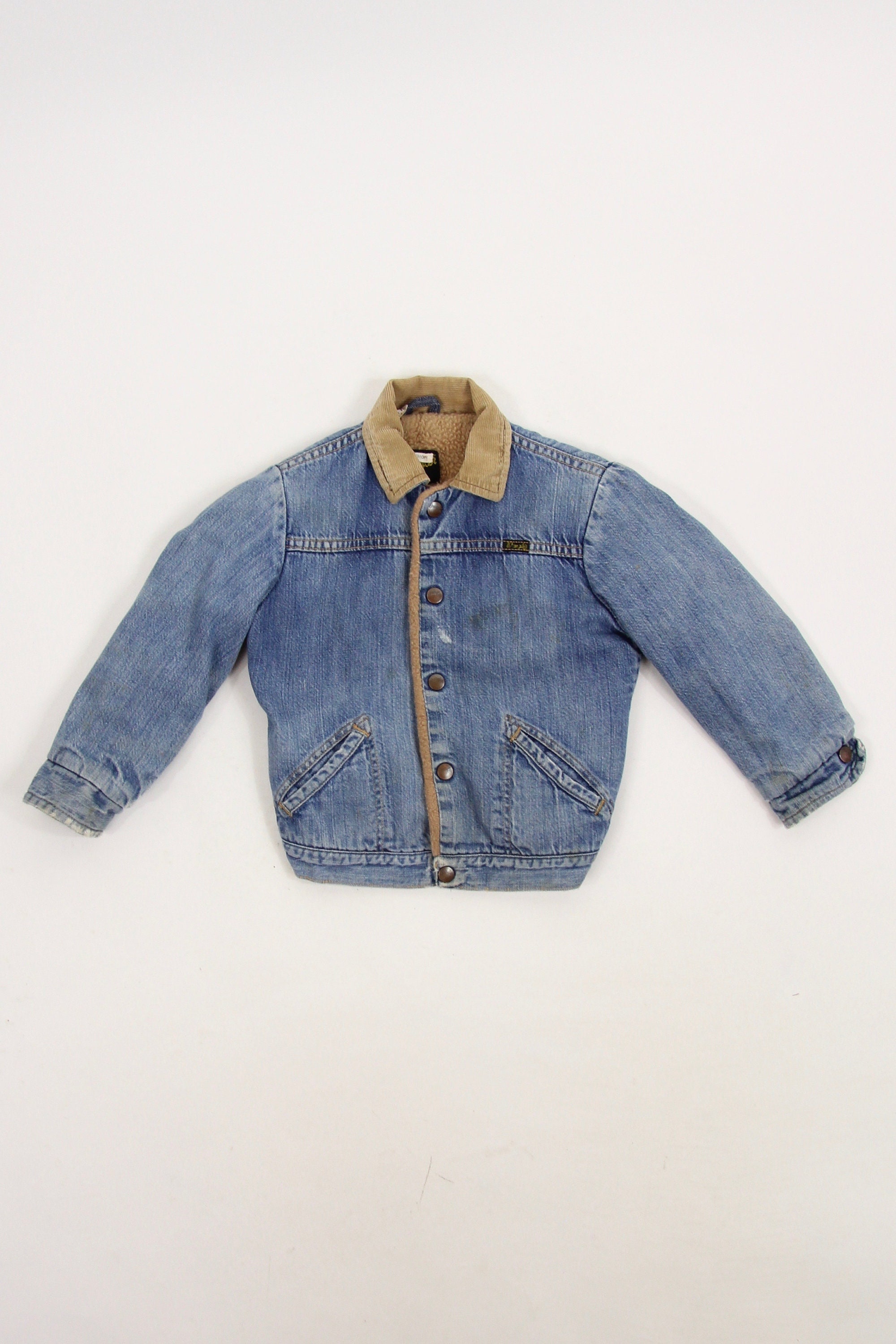 wrangler jean jacket corduroy collar