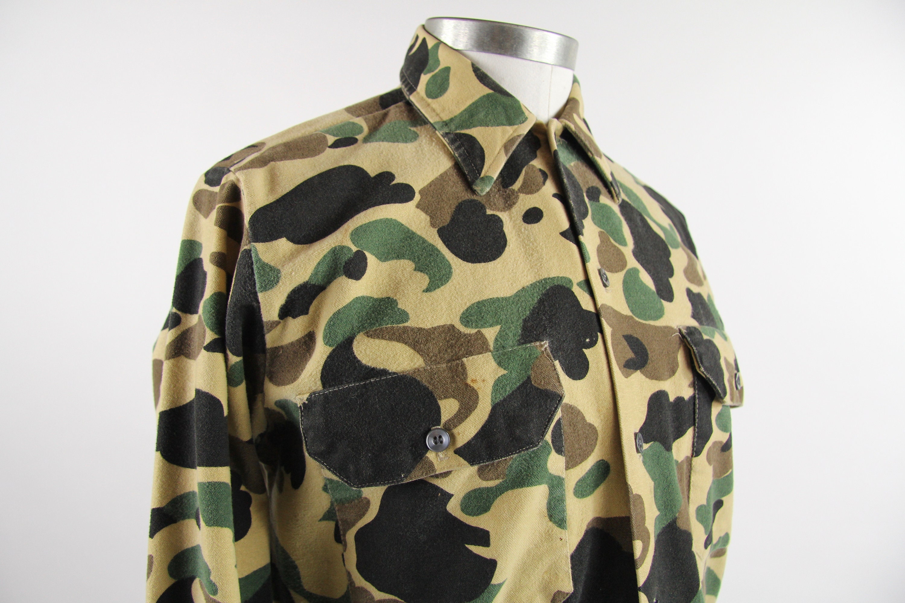 camouflage cotton shirt