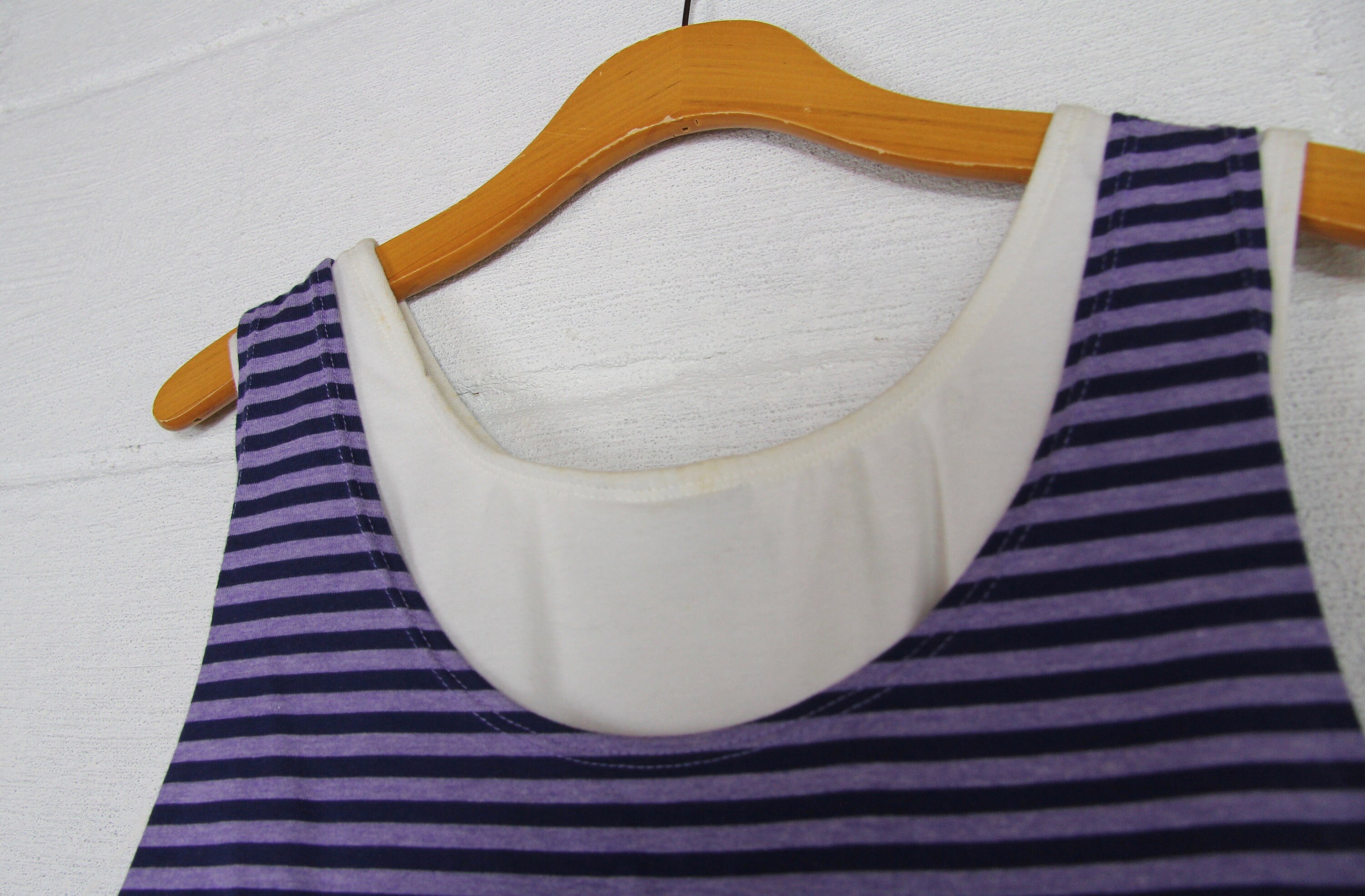 80�s Workout Leotard High Cut Unique Purple Striped Onesie