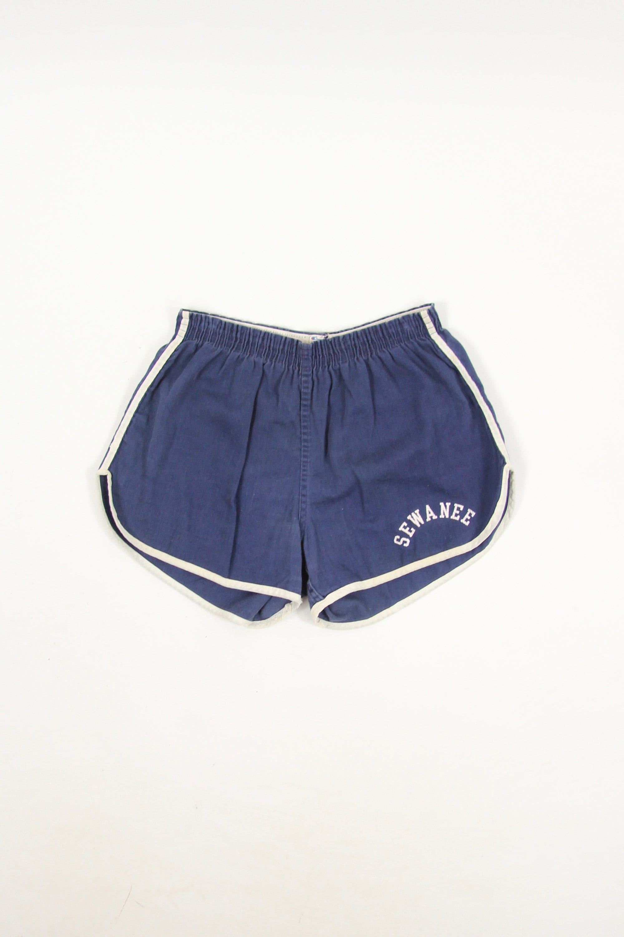 Navy Running Shorts Soft Cotton Blue Gym Short Shorts by Champion