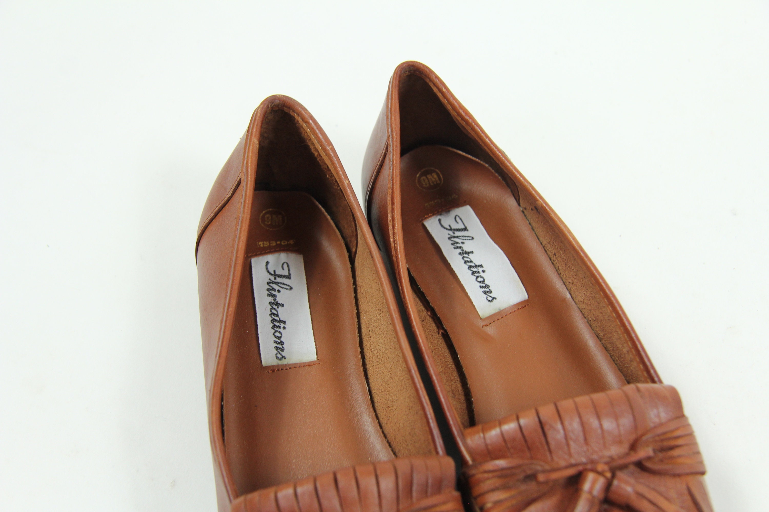 womens brown loafers with heel