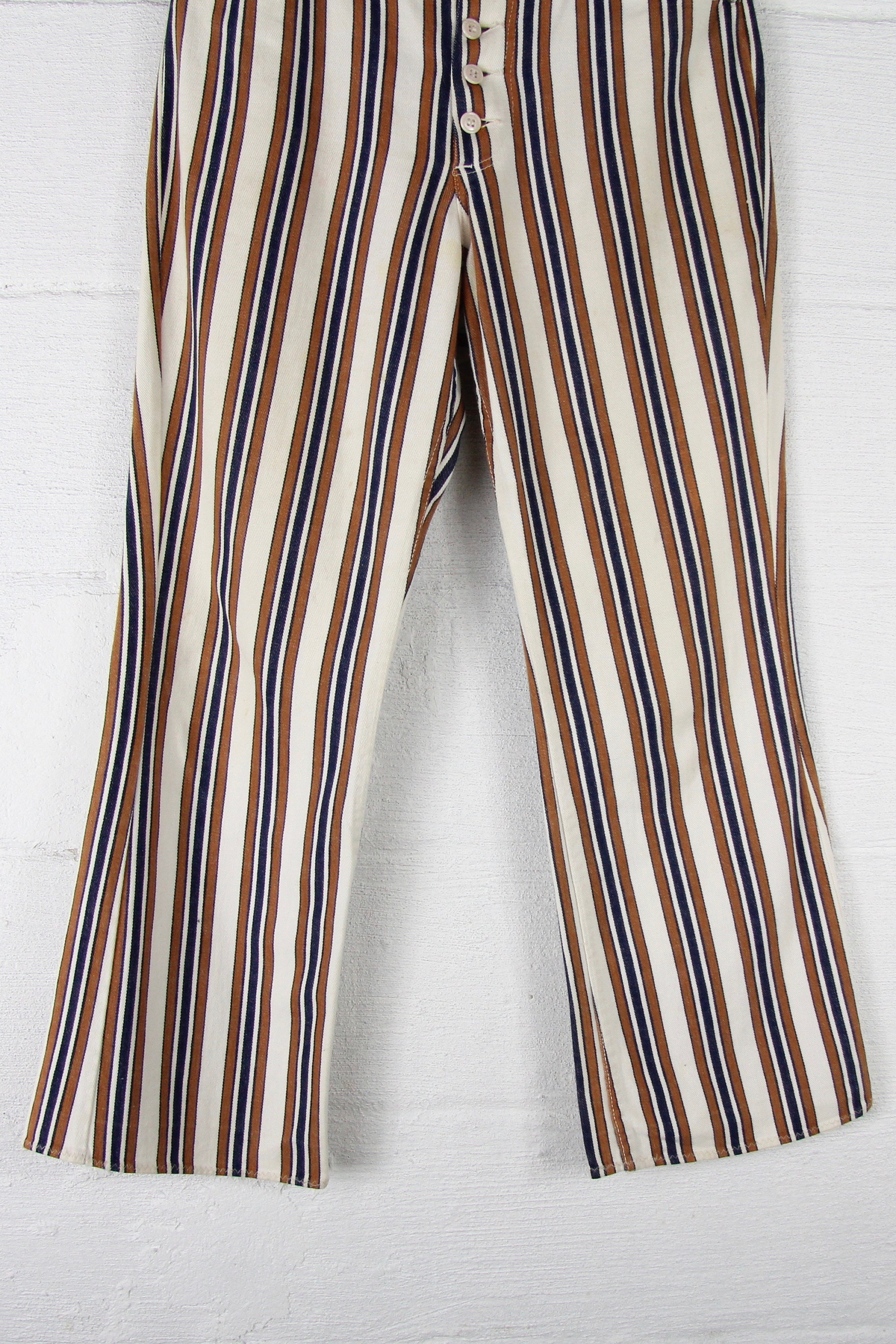 RARE 70s Striped Maverick Jeans Bellbottoms Men's Vintage Seventies ...
