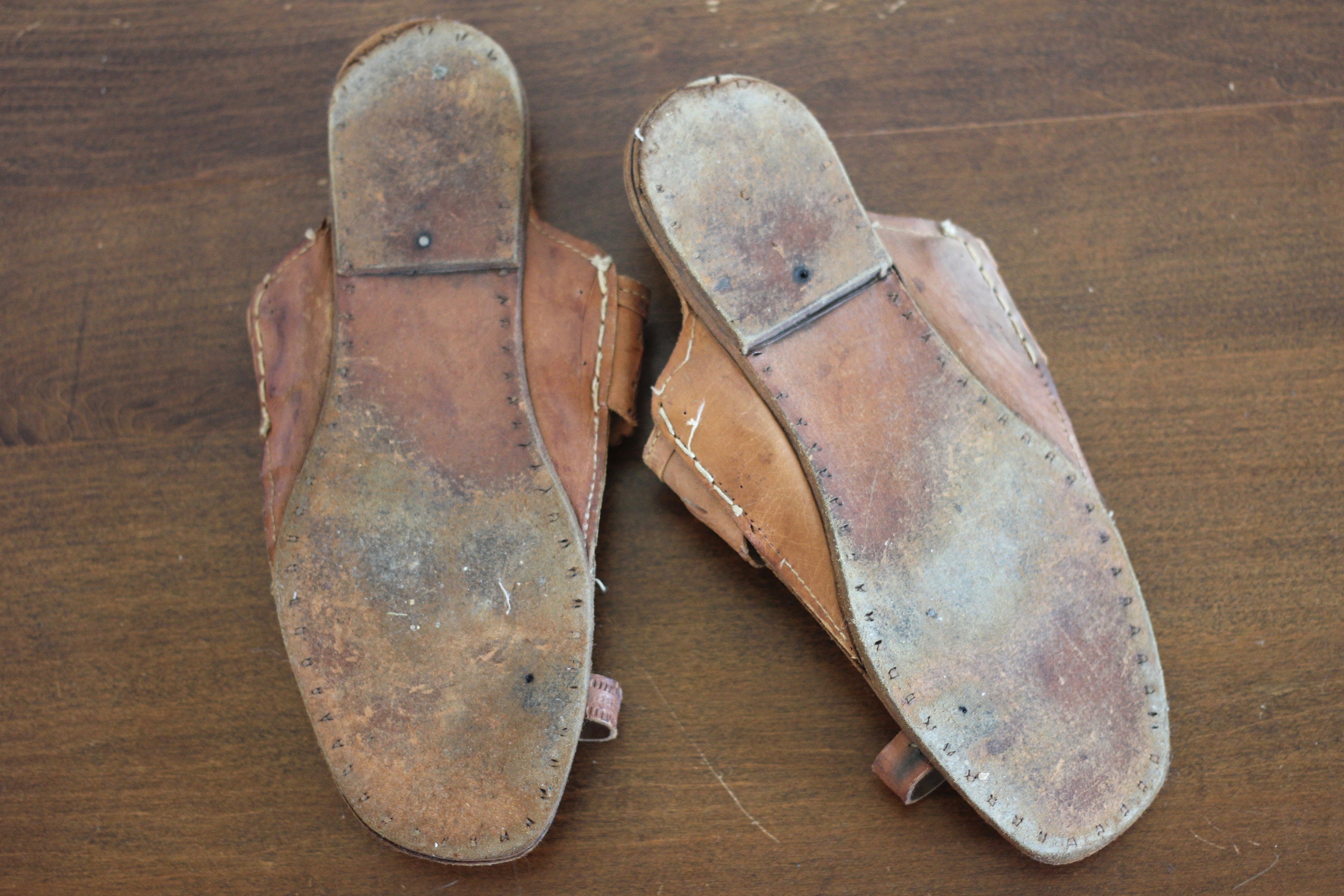 Leather Hippie Desert Sandals Tooled Flip Flops Men's 8.5 Men's 9 Summer Sandal Shoe Unique