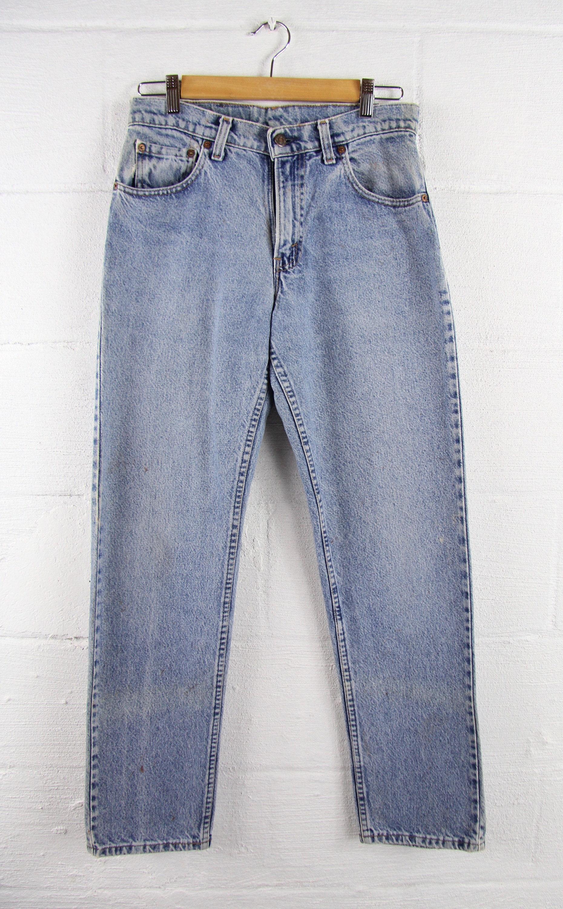 Levi's Vintage 505 Light Wash Jeans Grunge 30 x 31