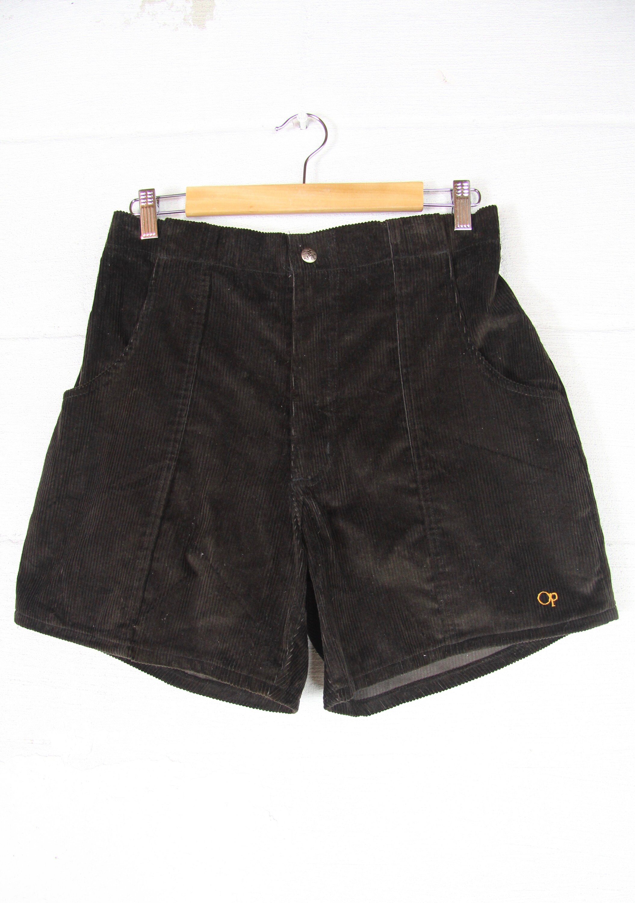 Men's Black Corduroy OP Ocean Pacific Shorts Surf Summer Board Shorts ...