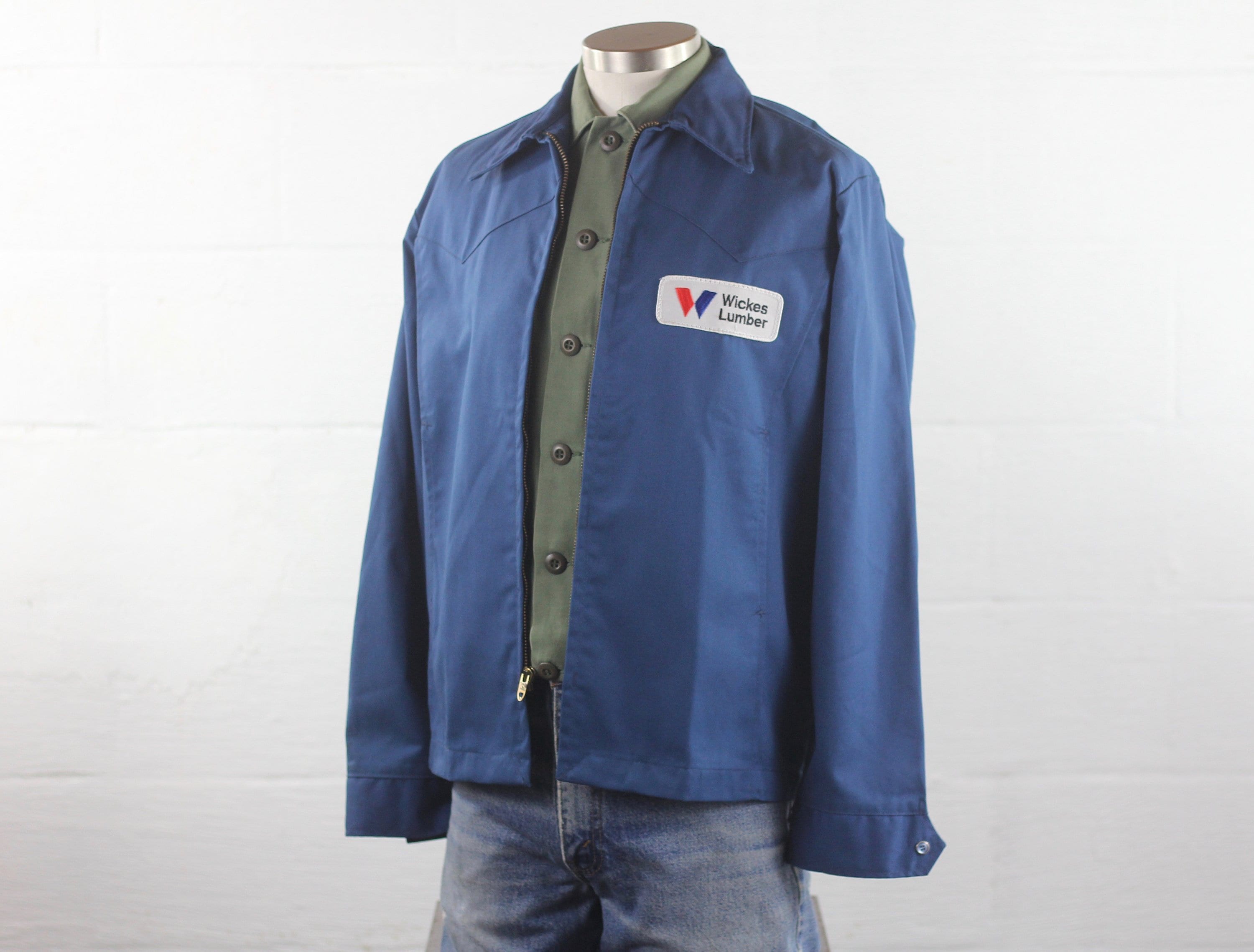 Men's Work Jacket Wickes Limber 50s Zip Up Work Jacket Made in the USA