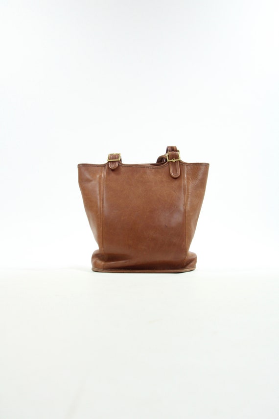 Coach Vintage Leather Shoulder Bag Double Strap To