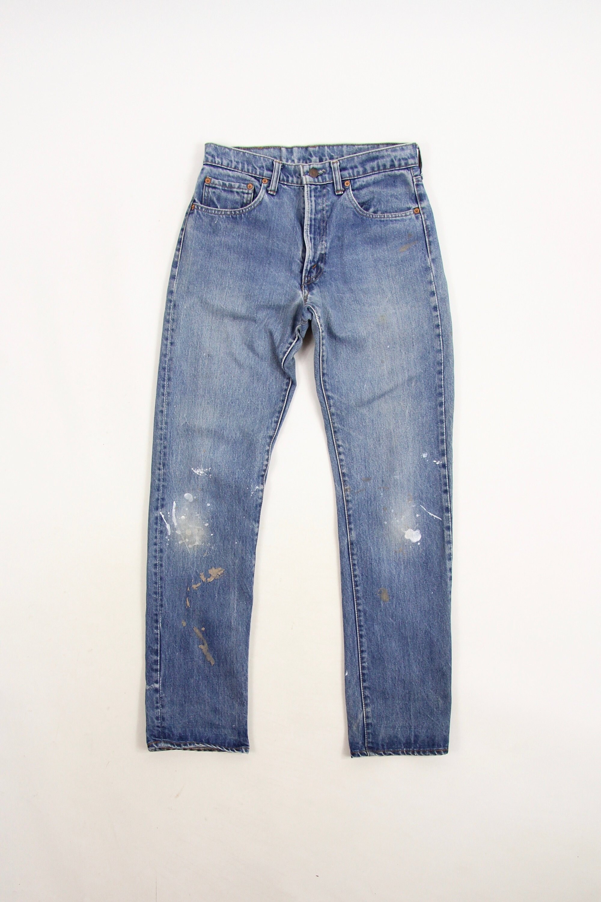 Levi's 505 Vintage Jeans Men's Red Tab Straight Leg Denim Pants Size 30x33 Made in USA