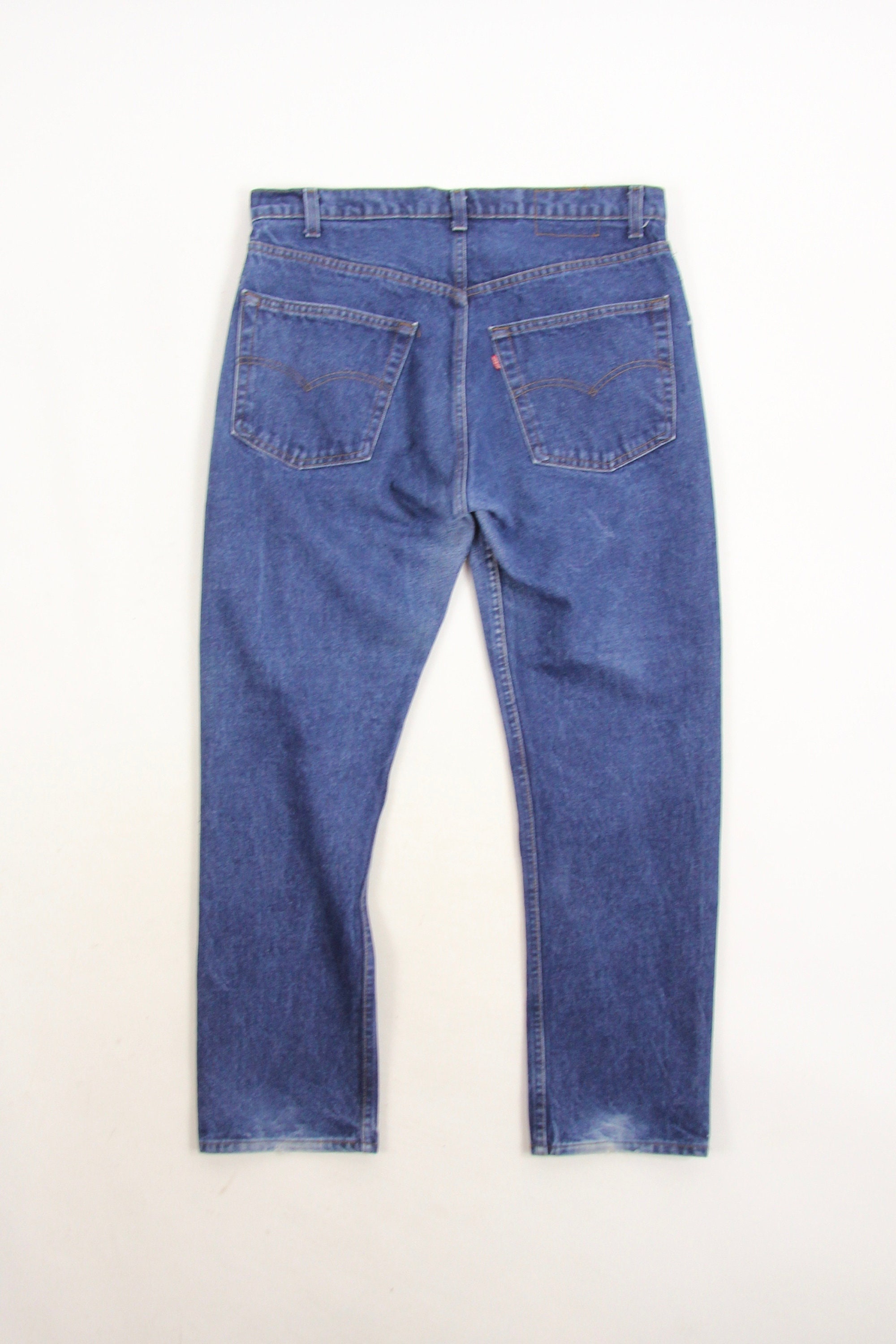 Levi's 505 Men's Dark Wash Vintage Denim Jeans Red Tab Size 38x29.75