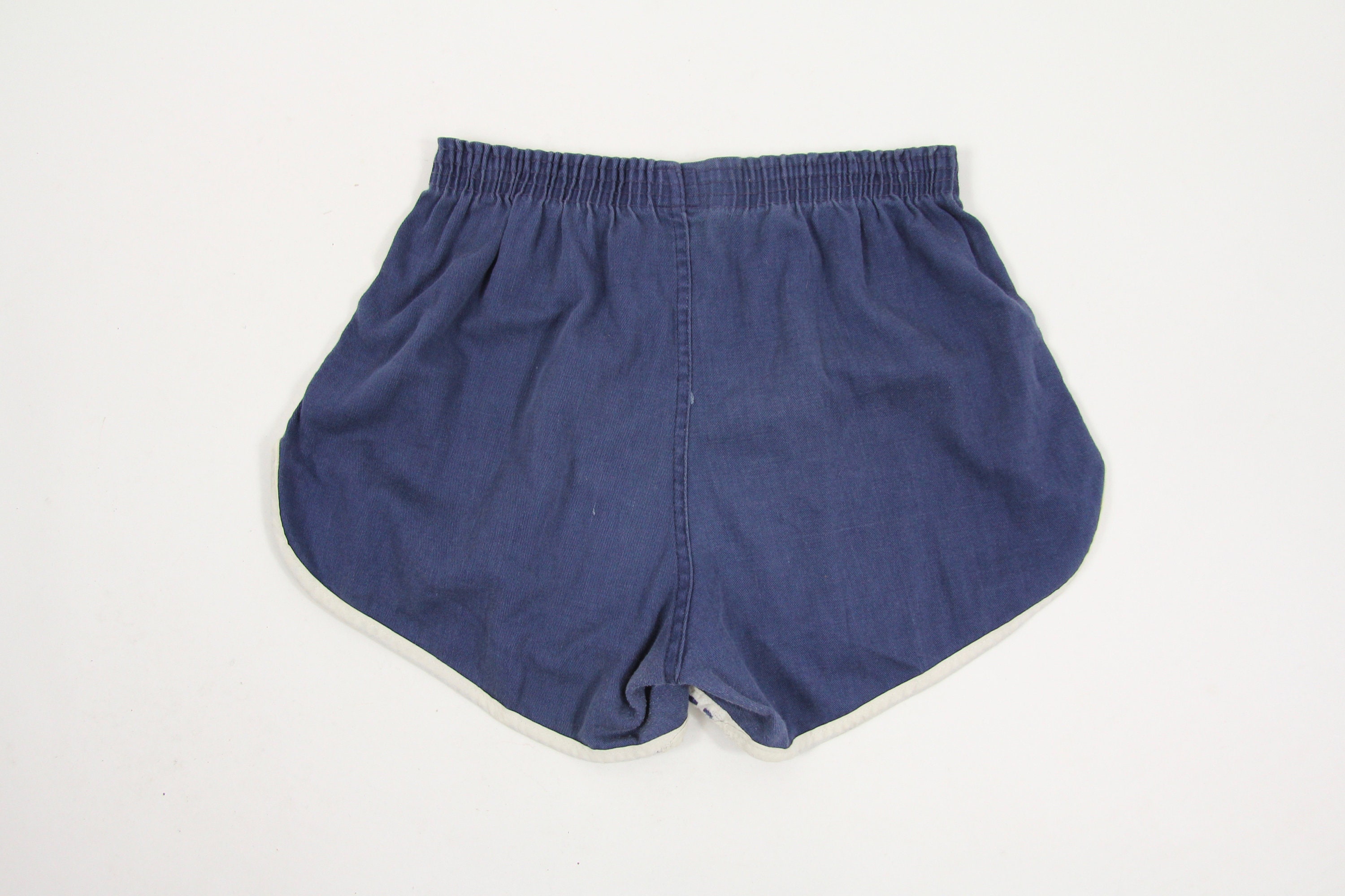 Navy Running Shorts Soft Cotton Blue Gym Short Shorts by Champion
