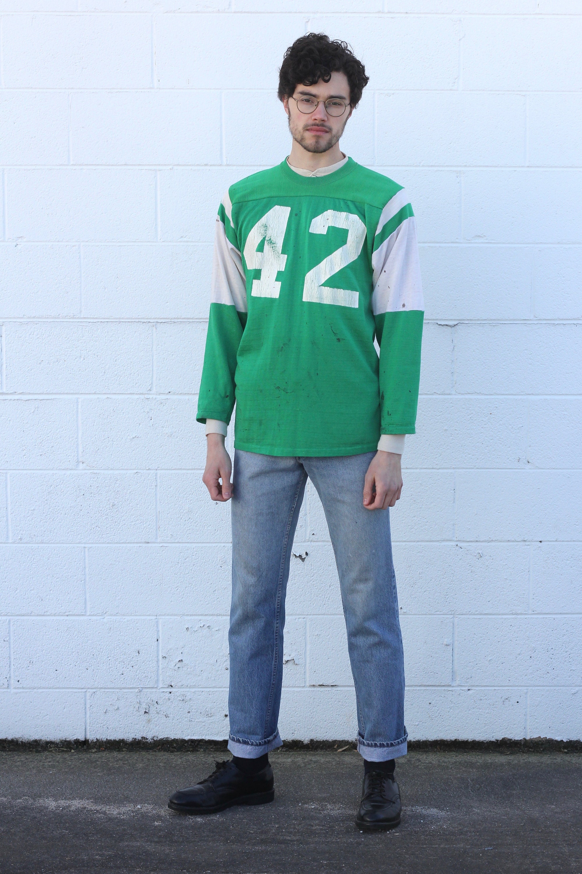 vintage long sleeve football jersey