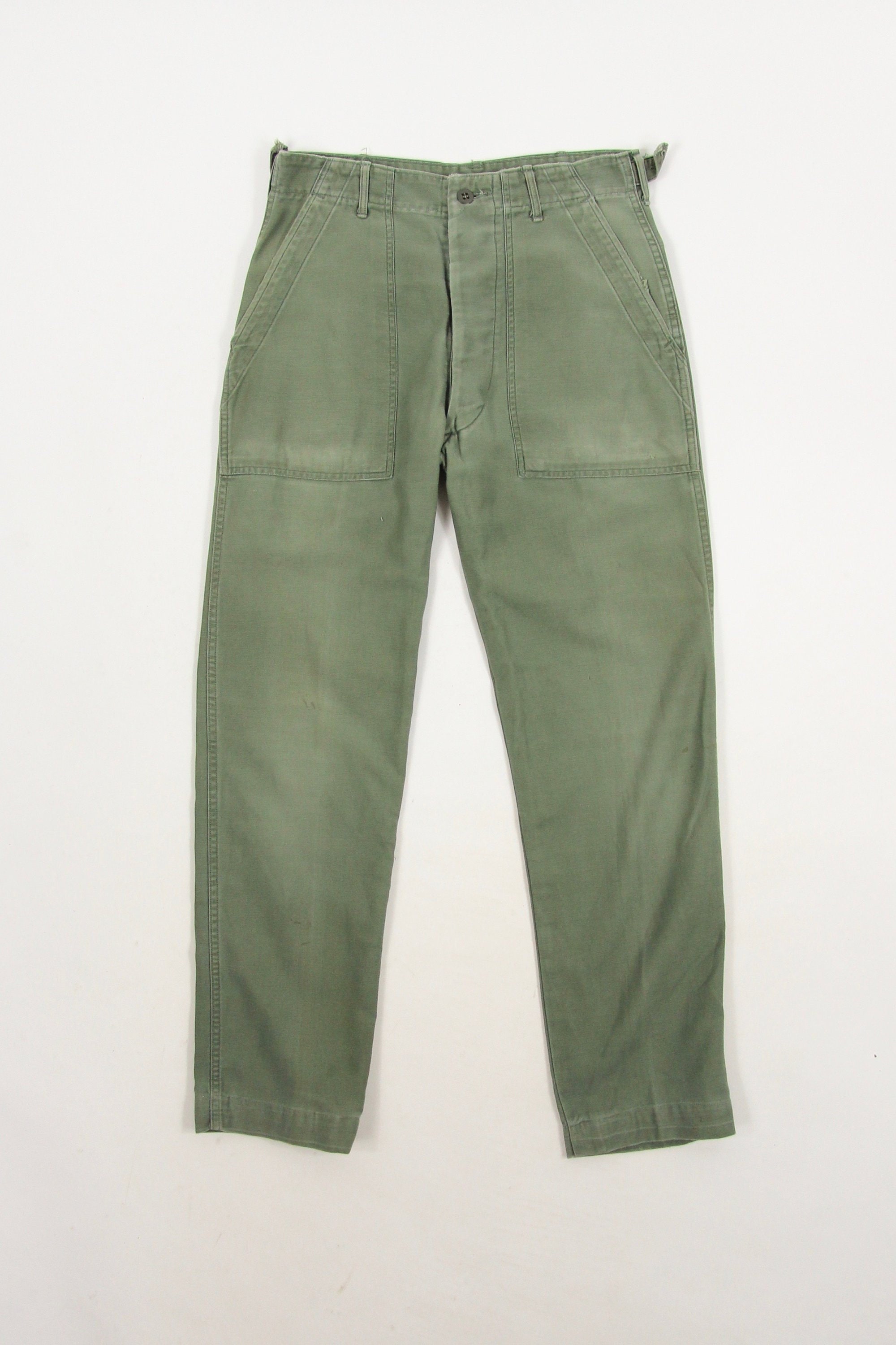 Faded Military Green Trousers