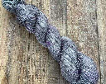 Silver Essence- Hand-Dyed Yarn, Multiple Bases Available