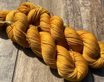 Golden Harvest- Hand-Dyed Yarn, Multiple Bases Available