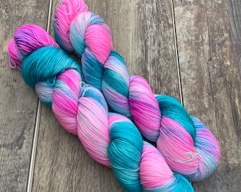Unicorn's Mane- Hand-Dyed Yarn, Multiple Bases Available