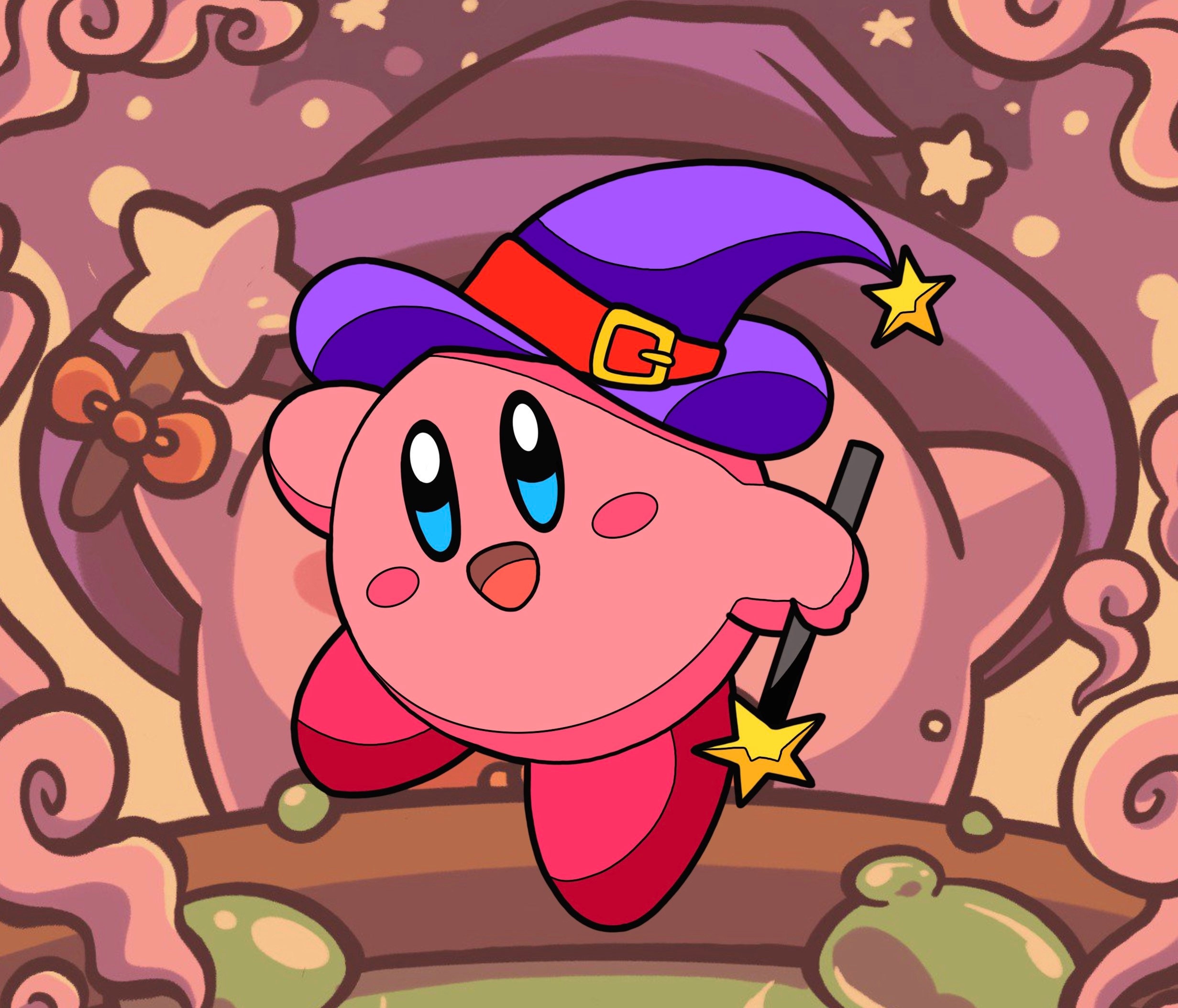 Kirby Halloween Print Etsy