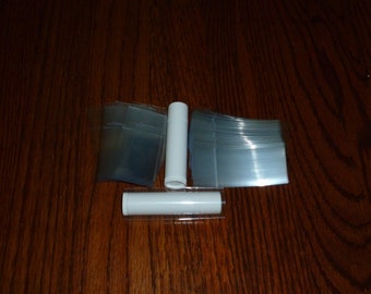 3000 New Clear (Natural) Tamper Evident Safety Seals for LIP BALM Chapstick Tubes containers