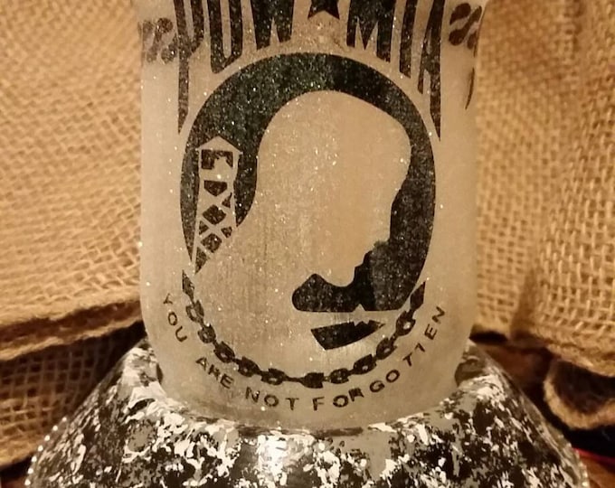 POW*MIA  LED Tea Light Candle Holder