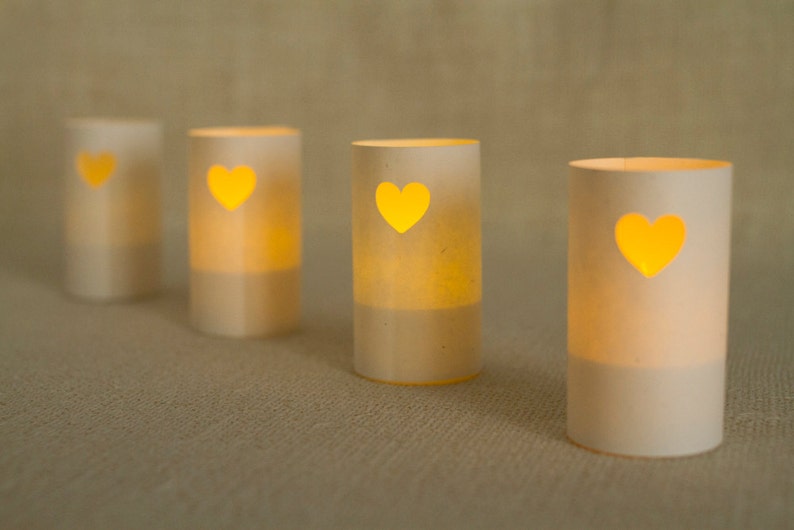 Heart Wedding Decor Luminarias Wedding Luminaries Wedding Etsy