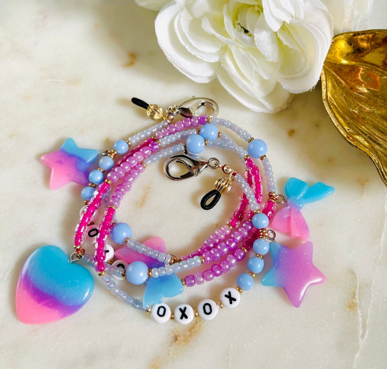 Cotton Candy MaskGlasses Holder